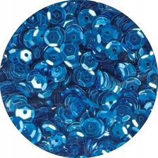 Zdjęcie Cekiny łamane Metalik turkusowe Klasyczne 7mm 14g - Płock