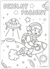 Kolorowanka Dzielny Pacjent Kosmonauta (10 Szt)