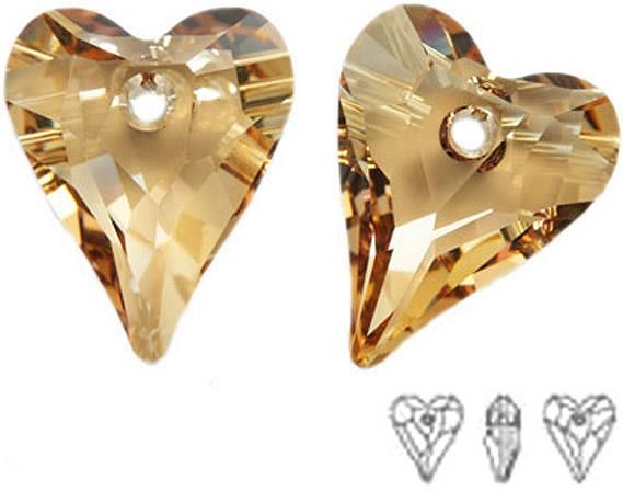 6240 Swarovski Wild Heart 17mm Golden Shadow Ceny I Opinie Ceneopl 