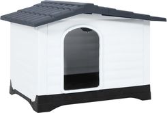 Zdjęcie vidaXL Buda Dla Psa Szara 90,5X68X66cm Polipropylen - Puck