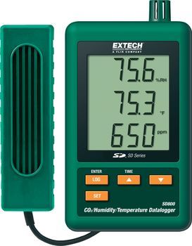Extech Rejestrator temperatury, wilgotności i CO2 SD800 240g