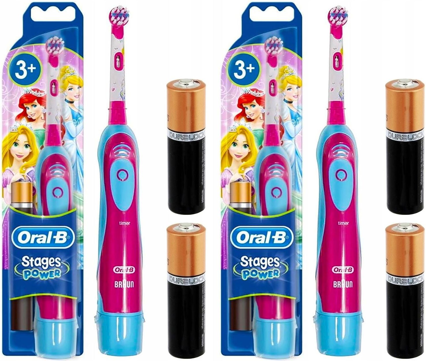 Szczoteczka Elektryczna Oral-B Szczoteczki Kids Princess Różowe 2szt ...