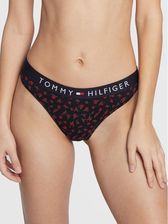 Tommy Hilfiger Stringi Print UW0UW03866 Granatowy