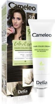 Delia Cosmetics Cameleo Color Essence Farba Do Włosów W Tubce Odcień 3.0 Dark Brown 75 G