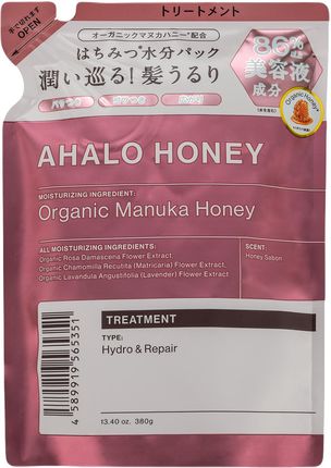 Ahalo Honey Organic Manuka Zapas Odżywki Do Włosów 380 ml