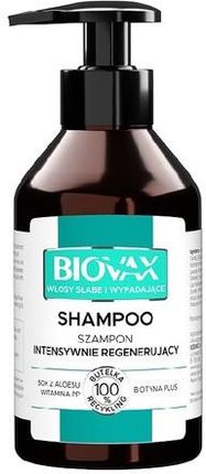 Biovax Szampon Intensywnie Regenerujący Do Włosów Słabych Skłonnych Wypadania 200 ml