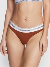 Calvin Klein Underwear Stringi 000QF7050E Brązowy