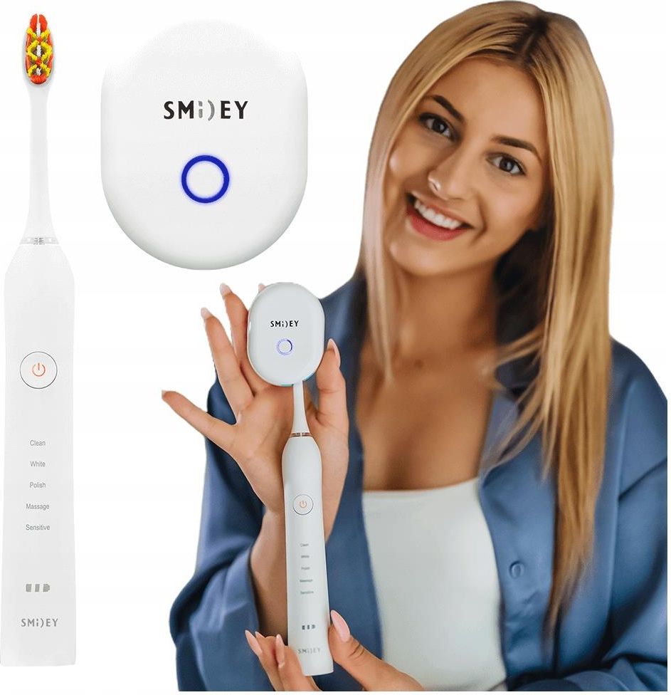 Smiley Pro Rides Szczoteczka elektryczna Smiley Pro White + Sanitzer UV - Opinie i ceny ...