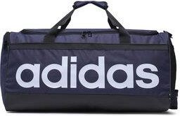 Torba adidas - Linerar Duffel M HR5349 Shanav/Noir/Blanc