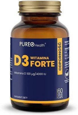 Tradix Group Pureo Health Witamina D3 Forte 4000Iu 60kaps.