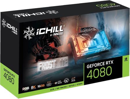 Inno3D GeForce RTX 4080 ICHILL FROSTBITE 16GB GDDR6X