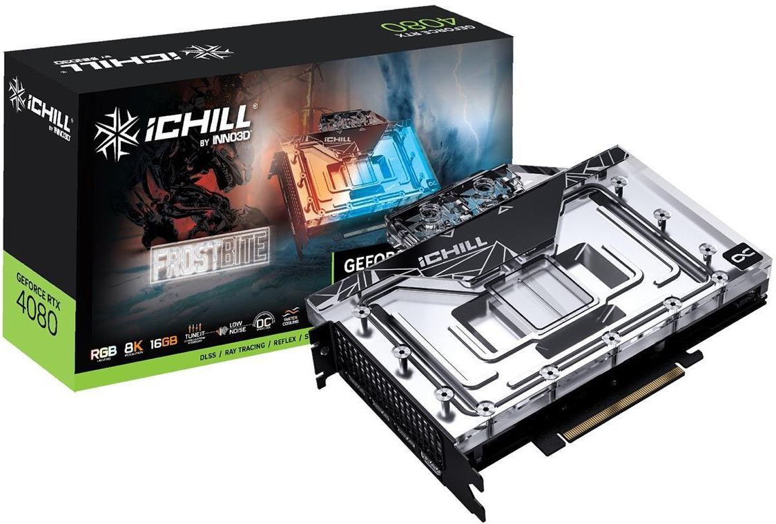 Inno3D GeForce RTX 4080 ICHILL FROSTBITE 16GB GDDR6X