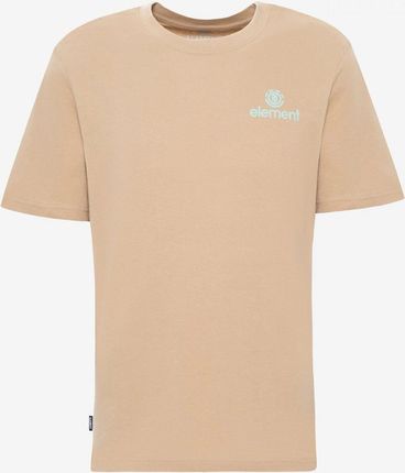 Męski t-shirt z nadrukiem ELEMENT Peaks - brązowy