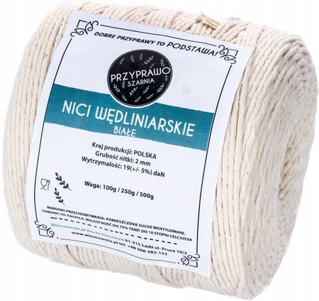 Sznurek bawełniany do makramy 500g bez rdzenia