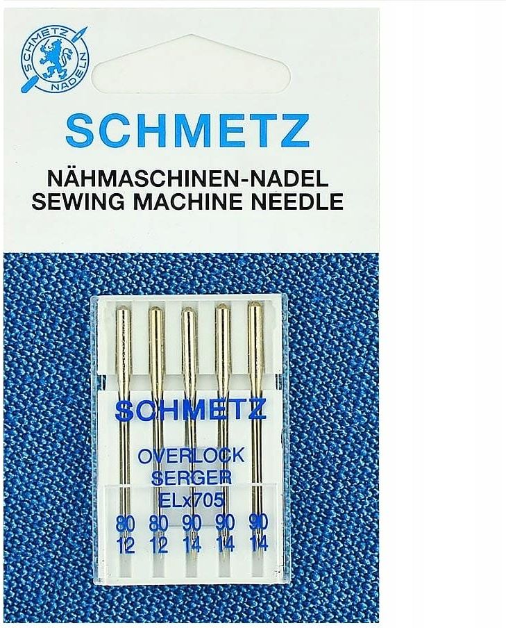 Schmetz Aghi ELX705 – Taglia 80/12, Per Tagliacuci Elettroniche Multifunzione (Overlock, Copertura, Sicurezza) - 4