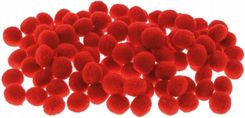 Zdjęcie Pompony czerwone 10mm 100szt POM20 Brewis - Dzierzgoń