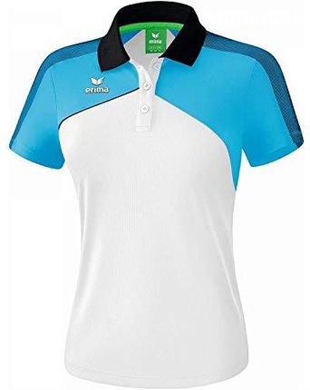 Erima Damska koszulka polo Premium One 2.0, New Royal/Black/White/Blck