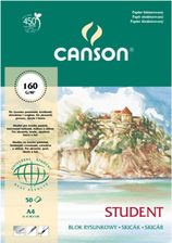 Blok rysunkowy Canson A4 - Podobrazia bloki i papiery