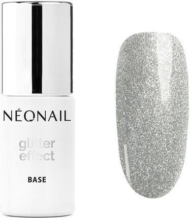 Neonail Baza Hybrydowa Glitter Effect Base Silver Shine 7,2ml