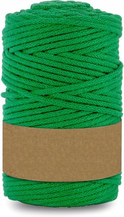 Sznurek bawełniany z rdzeniem Zielony 100m 5mm