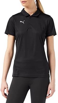 Puma Kobiety TeamLIGA Sideline Polo W Koszulka, Czarny, M