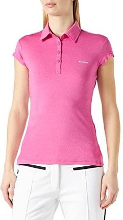 Columbia Peak To Point Novelty damska koszulka polo różowy Haute Pink X-S