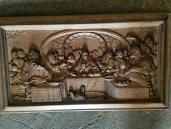 Zdjęcie ostatnia wieczerza plaskorzezba drewno obraz prezent - Ustroń