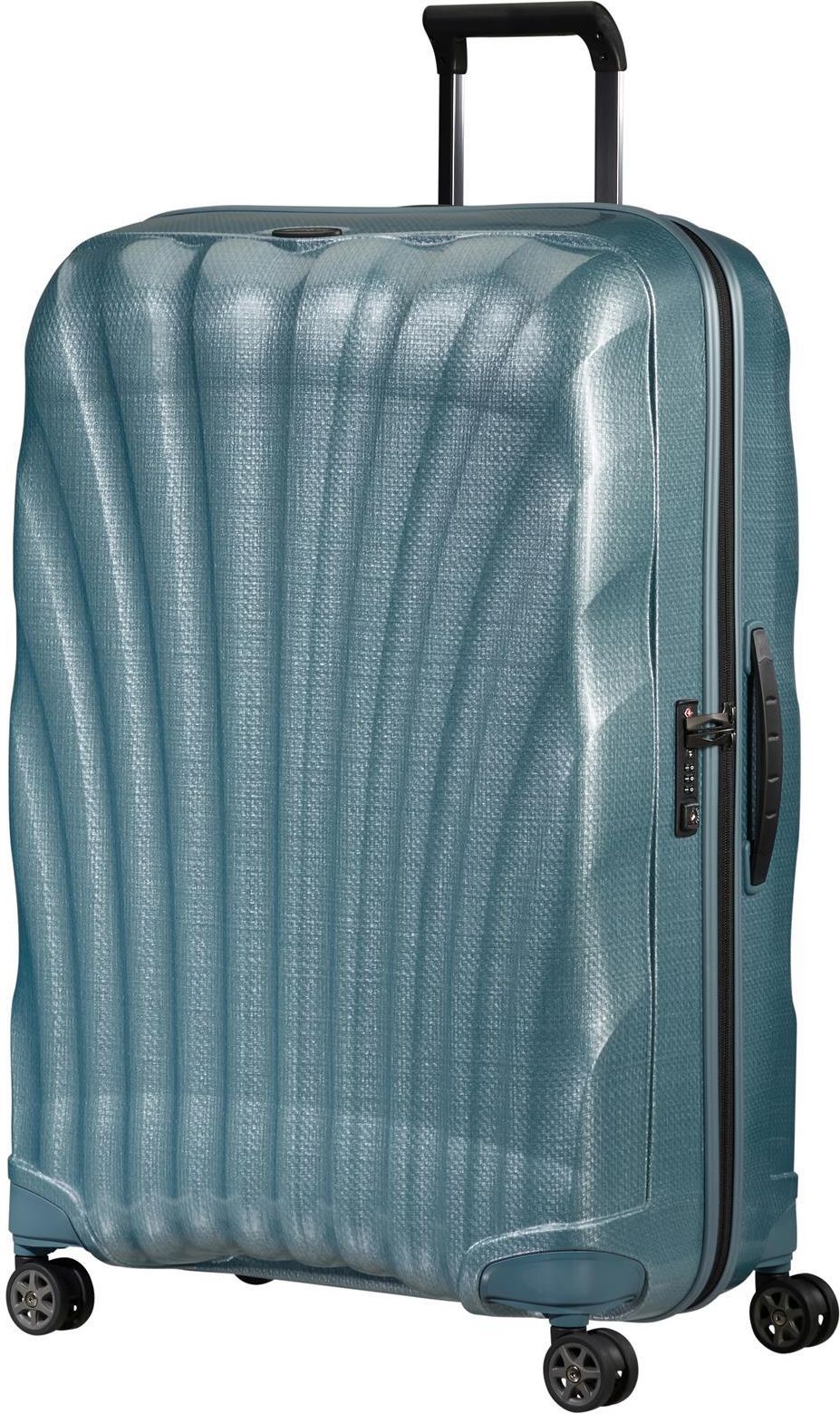 Samsonite C-Lite 81 Cm - Valise Rigide 4 Roues Spinner - Polycarbonate Léger - Grise - Occasion En Très Bon état