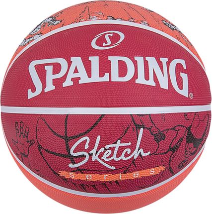 Spalding Sketch Drible Ball 7 Czerwony