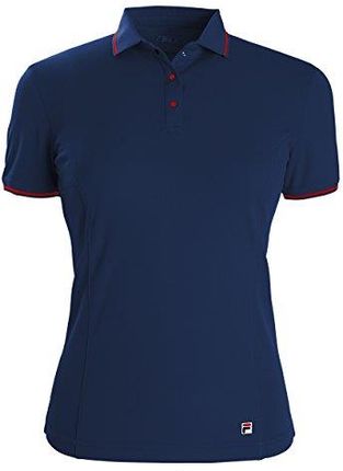 Fila Palina koszulka polo, niebieska, czerwona, XL