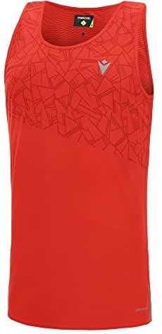 Camiseta De Running Macron Alfred Hombre (Rojo, Poliéster - Main Image