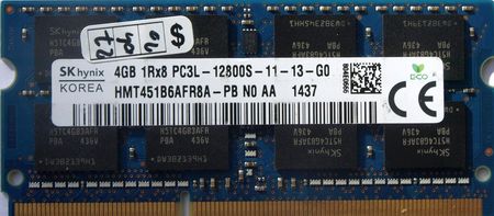 Hynix 4GB 1600MHz CL11 SO-DIMM (HMT451B6AFR8APB)