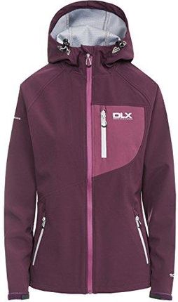 Trespass Dlx Ronda Blackberry M Wodoodporna Kurtka Softshell Z Ukrytym Kapturem Fioletowa