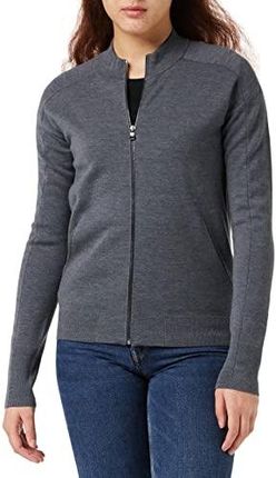 Falke Damska Kurtka Bomber Dark Grey Heather Xxs