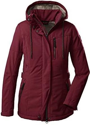 G I A Dx Gigeq Damska Kurtka Softshell Z Odpinanym Kapturem Gw 26 Wmn Sftshll Jckt Głęboka Czerwień 46 38545 000