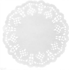 Zdjęcie Papierowe Serwetki Ozdobne 11,5cm białe 30szt - Kraków