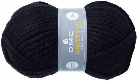 Włóczka DMC Knitty 10 kol. 965 czarny