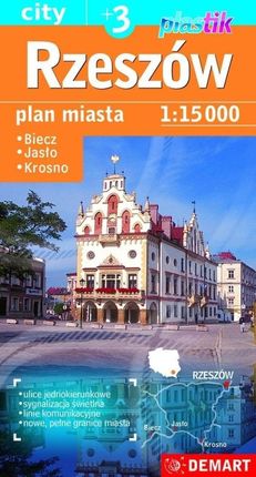 Plan miasta Rzeszów 1:15 000