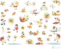 Zdjęcie Kształty Papierowe Little Autumn 50SZT Dp Craft - Zator