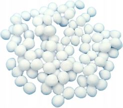 Zdjęcie Pompony Pomponiki 100 Sztuk Brewis Białe Puszyste - Obrzycko