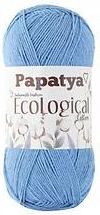 Włóczka Papatya Ecological Bawełna Niebieska 603