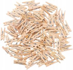 Zdjęcie Klamerki Drewniane Mini Spinacze 2,5 CM 100 Sztuk - Nasielsk