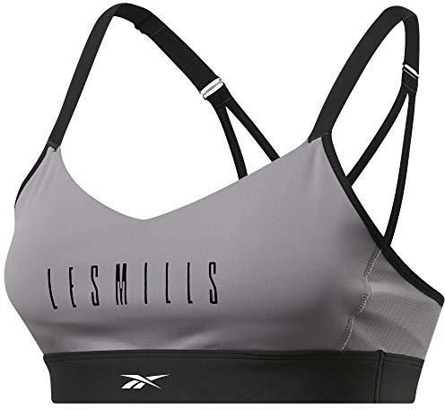 Reebok Damski Biustonosz Sportowy Lm Lux Strappy Bra Szary Grafitowy Xxs Ceny I Opinie