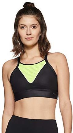 Puma damski biustonosz sportowy Shapeshifter Bra M czarny Puma Black-yellow Alert X-S