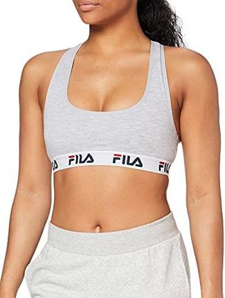 Fila Damski biustonosz sportowy szary szary XL