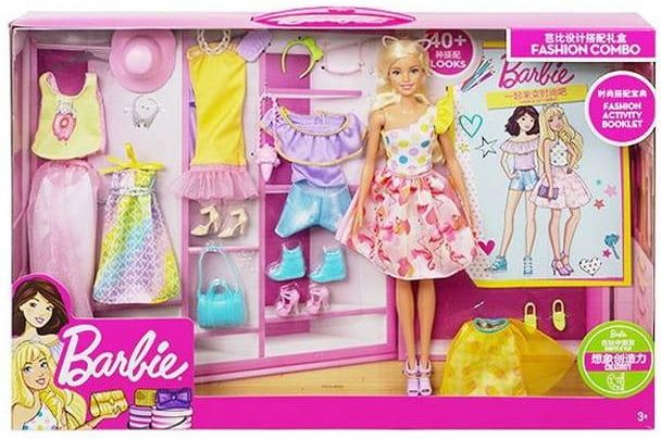 Lalka Barbie Zestaw Modowy - Barbie kolekcja ubrań i