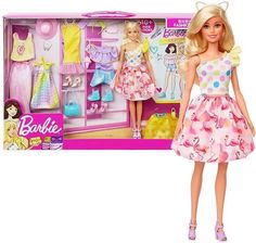Zdjęcie Barbie Zestaw Modowy - Barbie kolekcja ubrań i dodatków GFB83 - Bisztynek