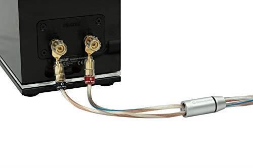 XXL Fusion Two HPOCC Conector Banana Para Altavoz, 2 Piezas, Conector Banana De 2 Vías Conectores HPOCC Para Equipos Sonido