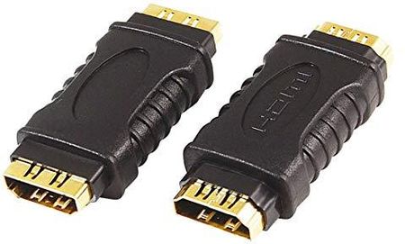 Premiumcord Złącze Hdmi, Przejściówka Hdmi A Na A, Gniazdo Do Gniazda, Dla Full Hd 1080P, 3D, Kolor Czarny, Pozłacany