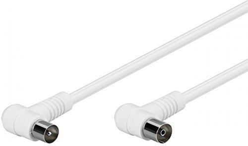Câble Coaxial Goobay 3,5 M Blanc - Pour TV, Antenne, Home Cinéma - IEC Mâle/femelle - 75 Ohm